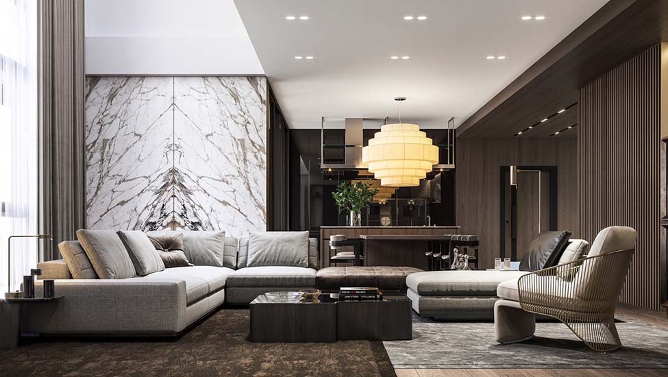 Luxury Living Room Interior